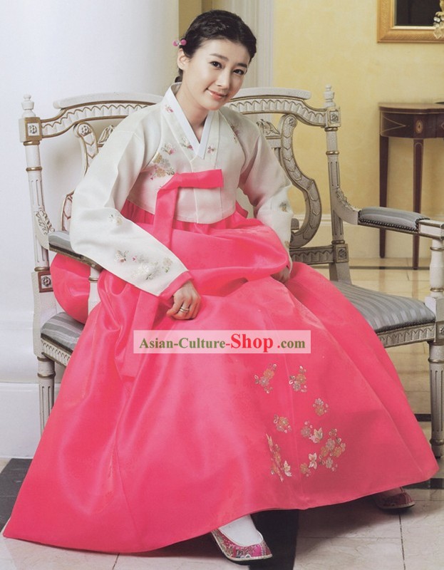 Traditional Korean Mother Wedding Ceremonial Hanbok