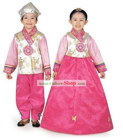 Traditional Korean Children Hanbok 2 Sets