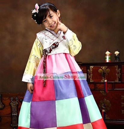 Traditional Korean Costumes for Children