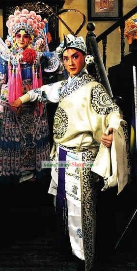 Chinese Peking Opera Wusheng Costumes Full Set