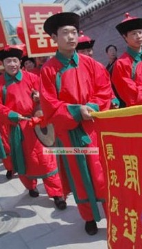 Chinese Sedan chair Bearer Costumes for Men