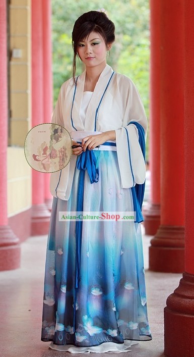 Chinese Hanfu Girl Clothing Set