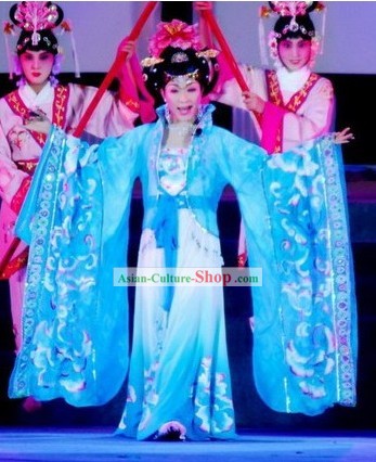 Chinese Tang Dynasty Empress Costumes and Wig Complete Set