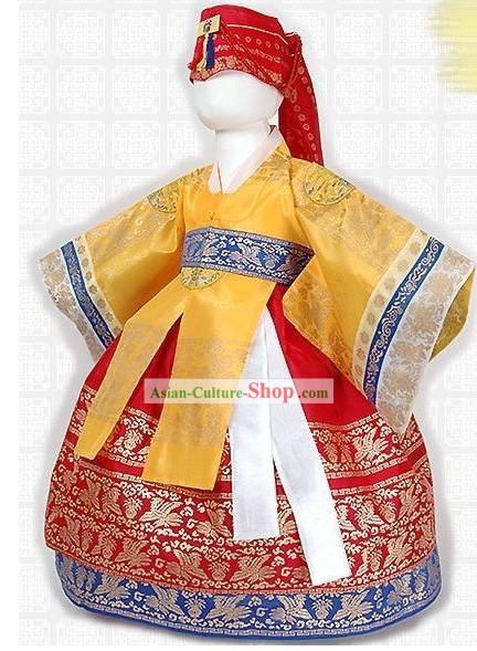 Traditional Korean Court Palace Royal Hanbok for Kids