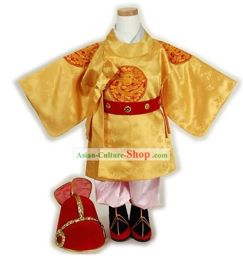 Ancient Korean Emperor Costumes for Children