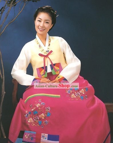 Traditional Korean Modern Hanbok Clothing for Women