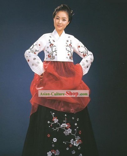 Traditional Korean Modern Hanbok Clothing for Women