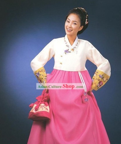 Traditional Korean Modern Hanbok Clothing for Women