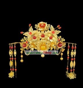 Ancient Chinese Wedding Headpiece Set