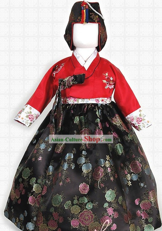 Traditional Korean Children Ceremonial Hanbok Attire