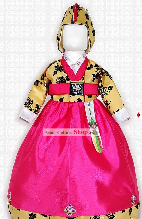 Traditional Korean Hanbok Clothing for Children