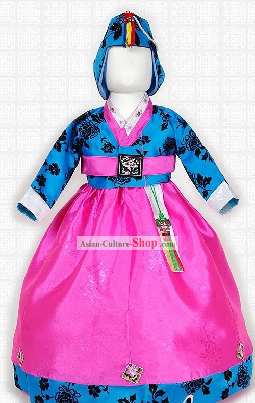 Traditional Korean Hanbok Clothing for Children