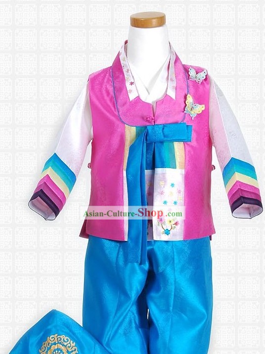 Traditiona Korean Boys Hanbok Complete Set