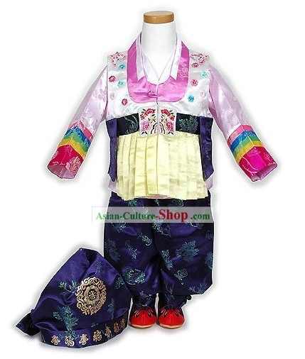 Traditiona Korean Hanbok Costumes Complete Set