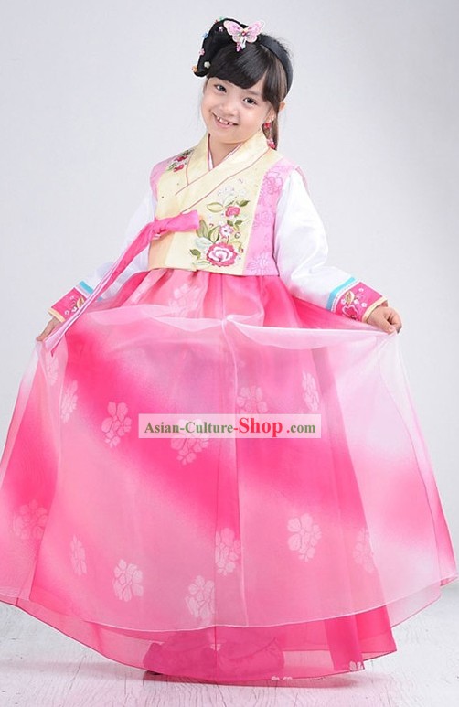 Traditional Korean Girls Hanbok