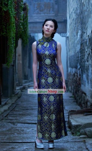 Chinese Classical Long Cheongsam