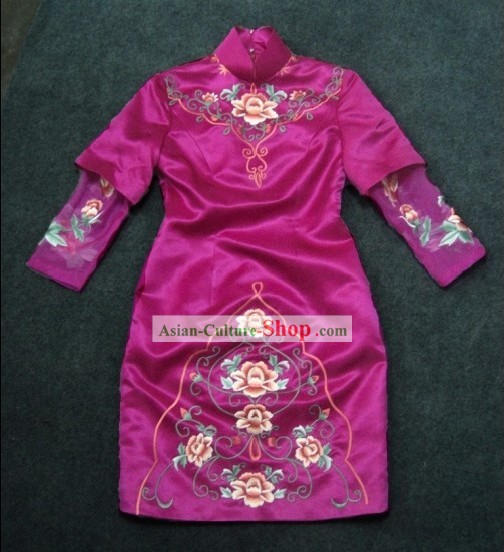 Chinese Classical Wedding Evening Chengsam Dress