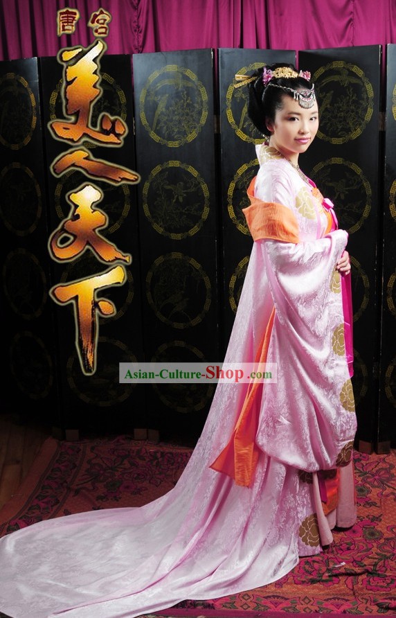 Ancient Chinese Tang Dynasty Princess Clothing