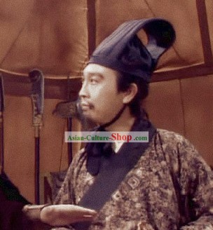 Ancient Chinese Han Minister Hat for Men