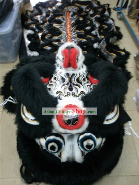 Top Competition and Parade Lion Dancing Head and Costume Complete Set