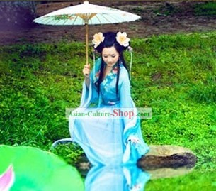 Ancient Chinese Fairy Costume Complete Set