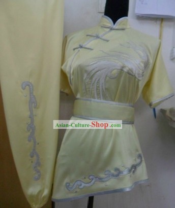 Traditional Chinese Short Sleeve Silk Kung Fu Suit