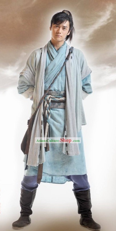 Ancient Chinese Swordsman Costumes Complete Set