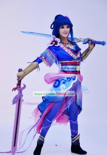 Ancient Chinese Swords Woman Cosplay Costumes