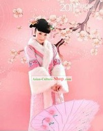 Ancient Chinese Princess Winter Clothing for Women