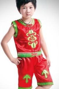 Traditional Children Dragon Dancer Uniform