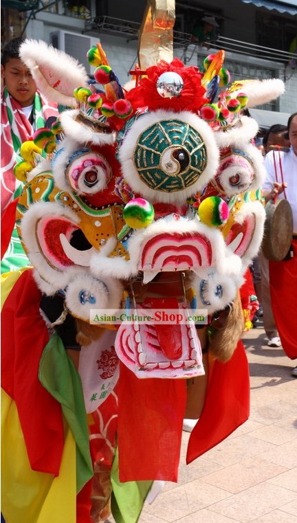 Chinese Classic Kylin Dance Costume Complete Set