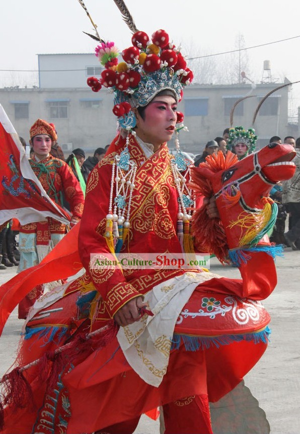 Chinese Horse Year Parade Costumes Complete Set