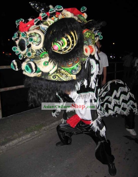 Supreme Ancient Style Lion Dance Costumes Complete Set