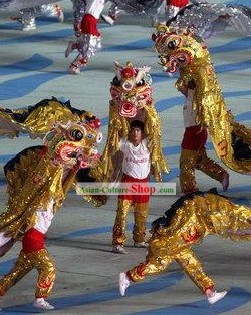Peking Olympic Games Kylin Dancing Costumes Complete Set