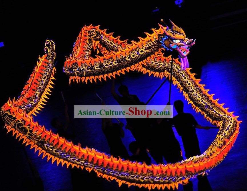 Professional Competition Luminous Dragon Dance Costumes Complete Set