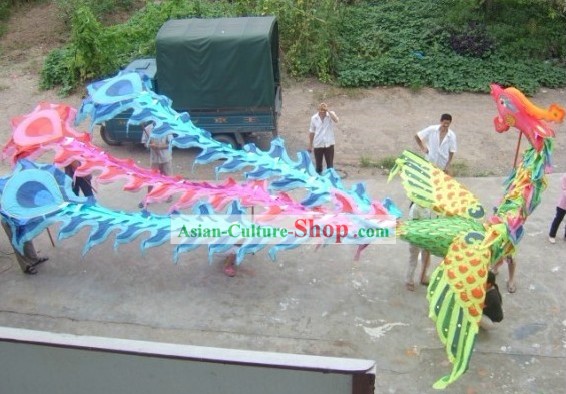 Chinese Spring Festival Celebration Phoenix Dance Costumes Complete Set