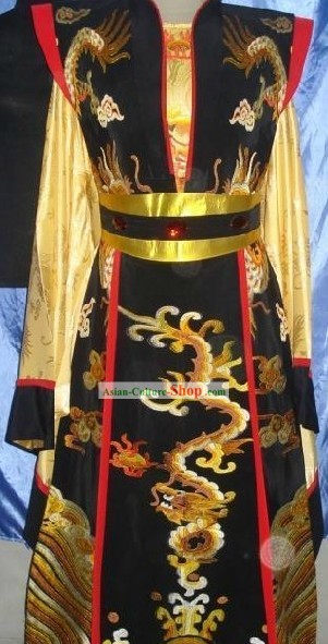 Chinese Opera Emperor Dragon Costumes Complete Set