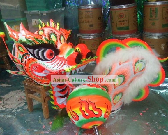 Luminous Phoenix Pattern Dragon Dance Equipment Complete Set