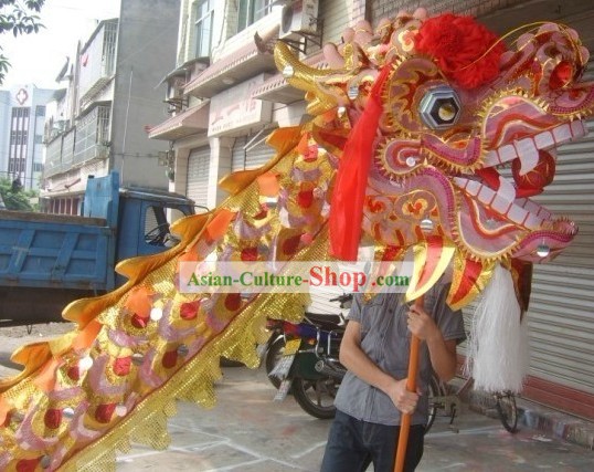 Golden Beijing Olympic Games Dragon Dance Costume Complete Set