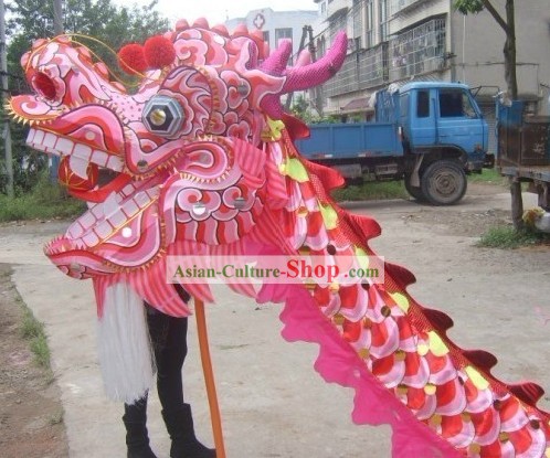 Pink Beijing Olympic Games Dragon Dance Costume Complete Set