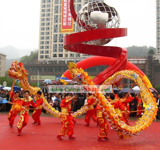 Peking Olympic Games Dragon Dancing Costume Complete Set
