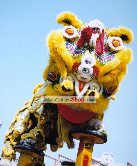 Old Style Fut San Lion Dance Costumes Complete Set