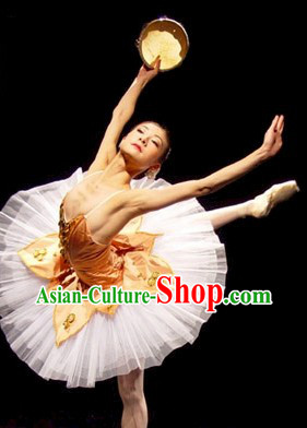 Chinese Classical Tutu Ballet Dance Costumes for Women