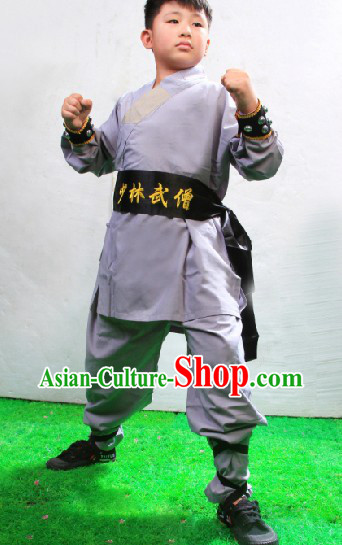 Traditional Chinese Shaolin Monk Suit for Kids