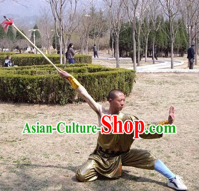 One Shoulder Shaolin Kung Fu Suit Complete Set for Men