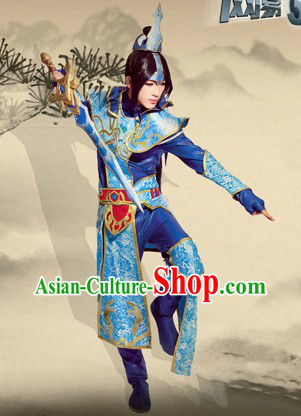 Ancient Chinese Journey to the West Prince Costume and Headpiece