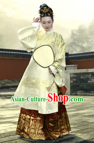 Ancient Chinese Ming Dynasty Lady Clothing Complete Set for Women