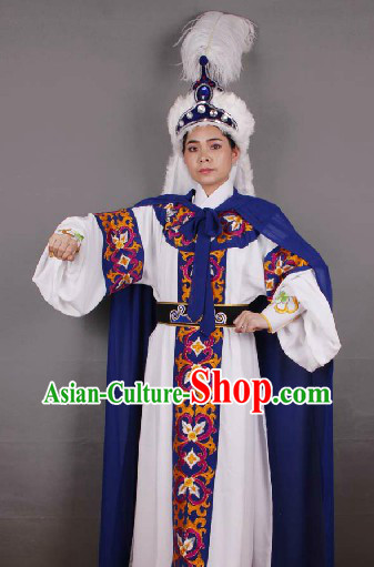 Chinese Desert Prince Costume and Hat for Men