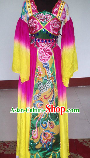 Chinese Classical Stage Performance Dramatic Empress Costumes Complete Set