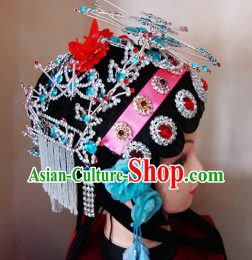 Chinese Classical Peking Opera Wig and Hair Accessories